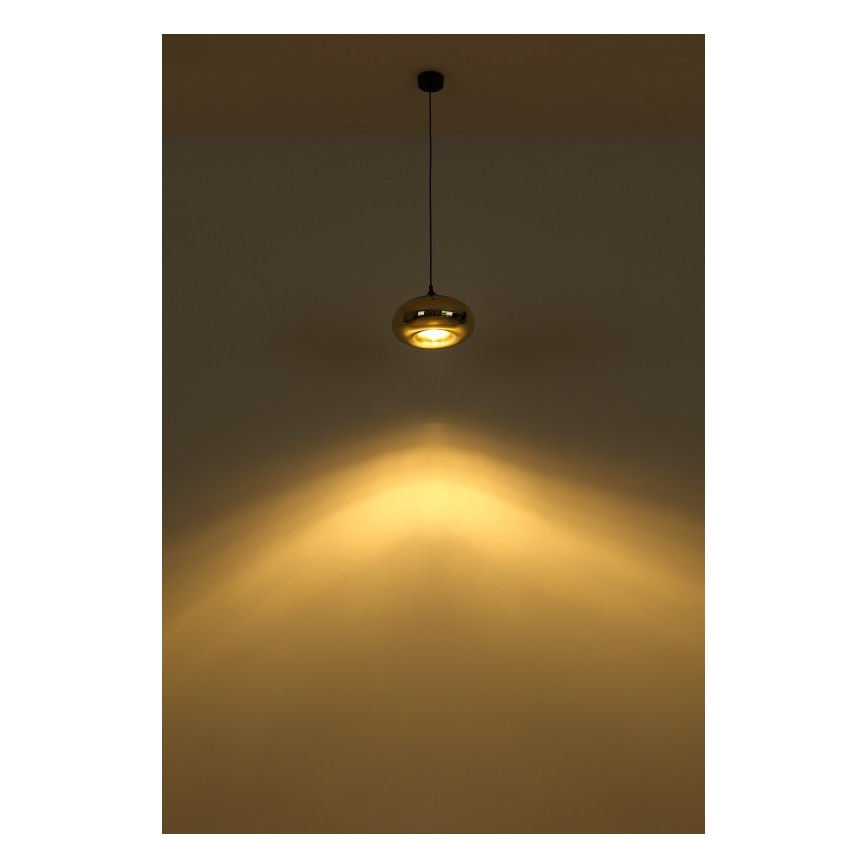 Globo - Висящ полилей 1xE27/60W/230V мед