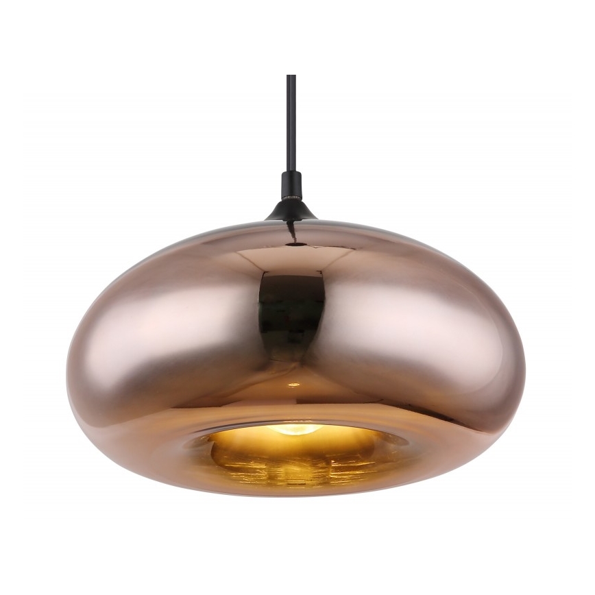 Globo - Висящ полилей 1xE27/60W/230V мед