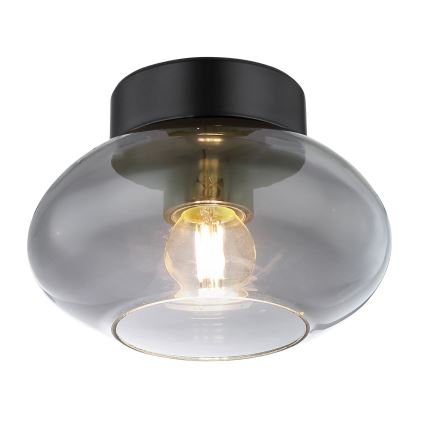 Globo - Плафон 1xE27ILLU/40W/230V черен