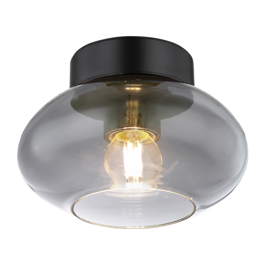 Globo - Плафон 1xE27ILLU/40W/230V черен