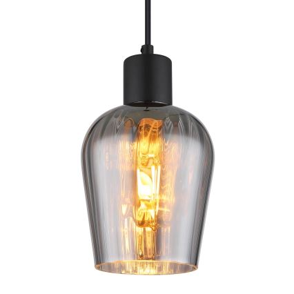 Globo - Пендел 1xE27/40W/230V Ø 13,5 см черен