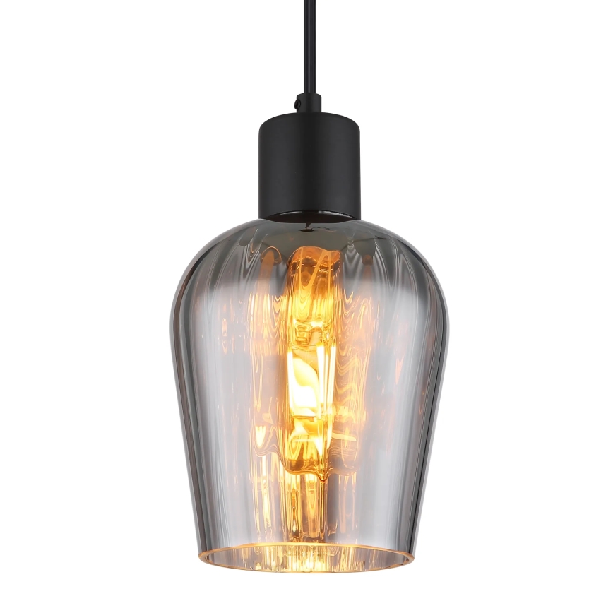 Globo - Пендел 1xE27/40W/230V Ø 13,5 см черен