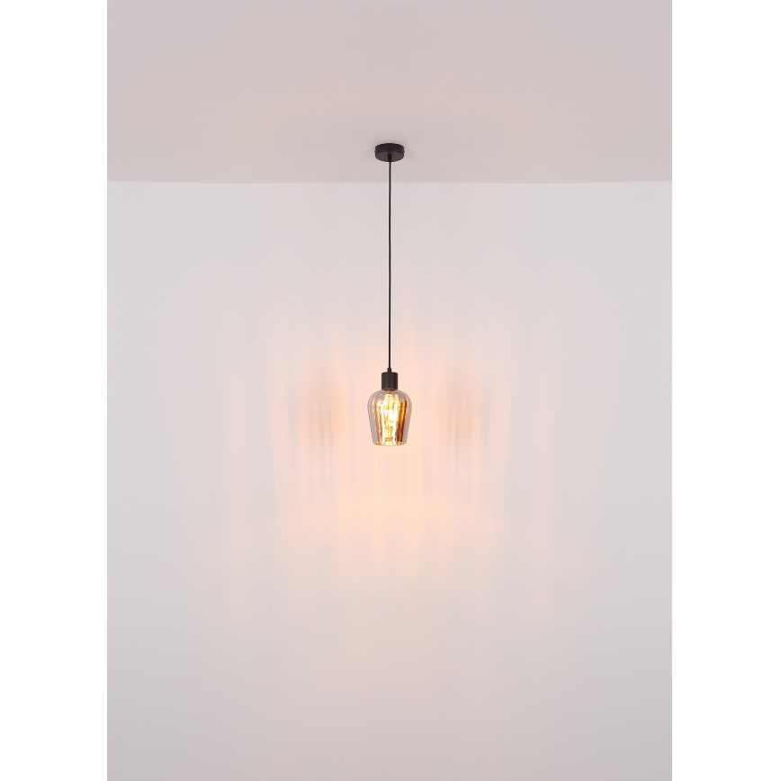 Globo - Пендел 1xE27/40W/230V Ø 13,5 см черен