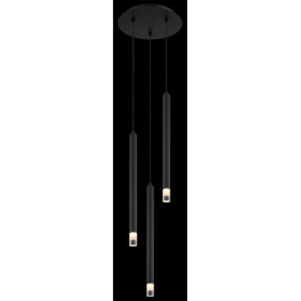 Globo - Пендел 3xG9/4W/230V Ø 24 см черен
