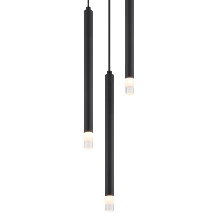 Globo - Пендел 3xG9/4W/230V Ø 24 см черен