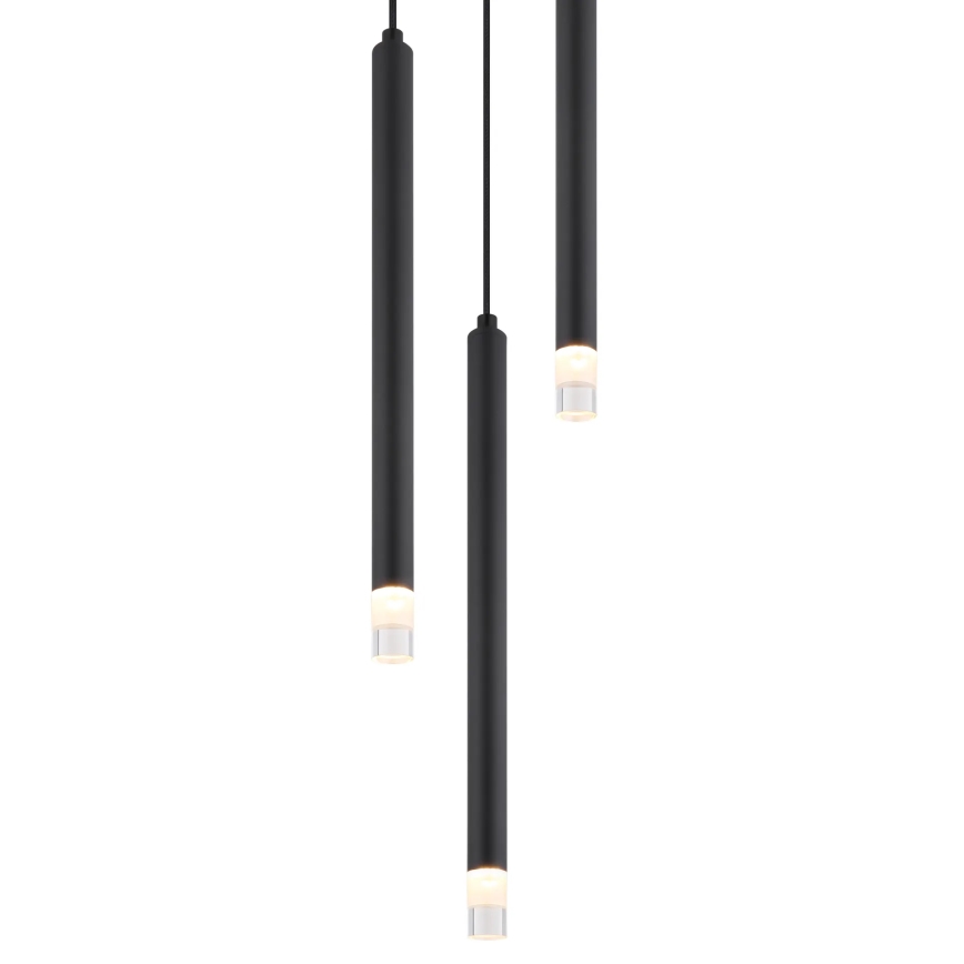 Globo - Пендел 3xG9/4W/230V Ø 24 см черен