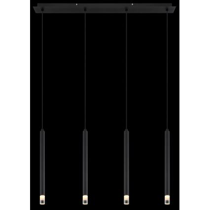 Globo - Пендел 4xG9/4W/230V черен