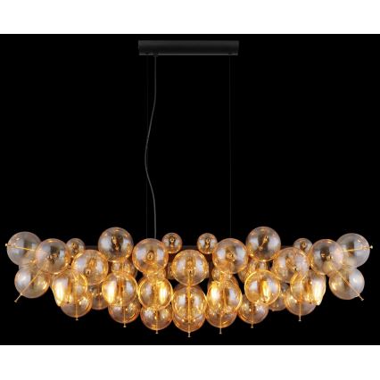 Globo - Полилей с окачване на кабел 6xE14/25W/230V златист