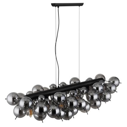 Globo - Люстра на кабел 6xE14/25W/230V черна