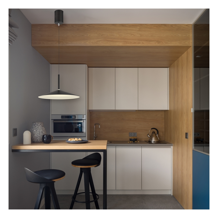 Globo - LED полилей на кабел LED/18W/230V 4000K черен