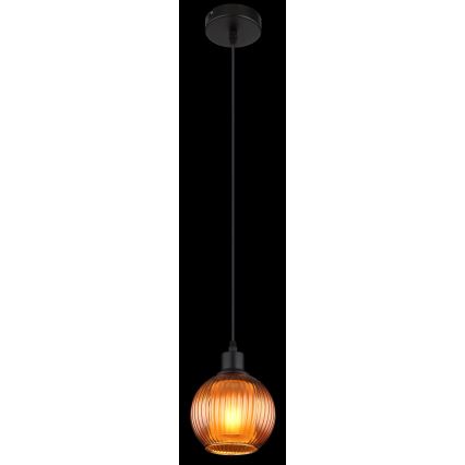 Globo - Пендел 1xE27/25W/230V Ø 15 см меден