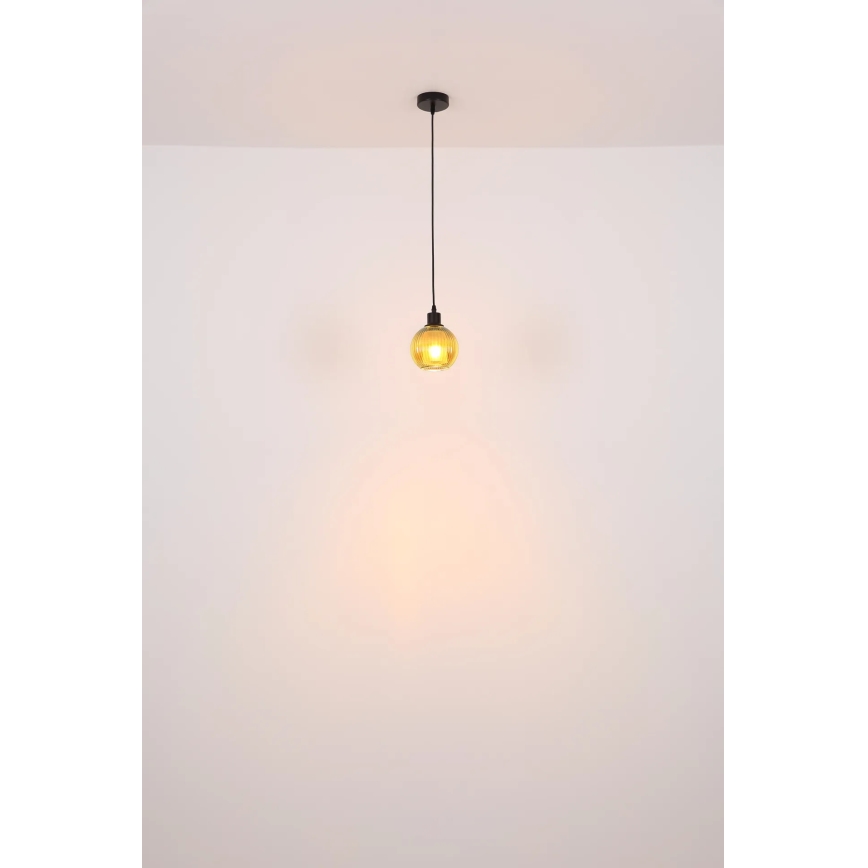Globo - Пендел 1xE27/25W/230V Ø 15 см зелен