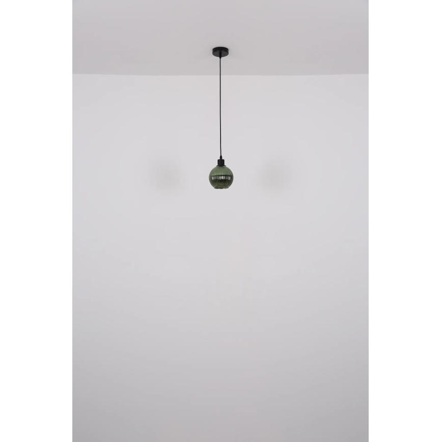 Globo - Пендел 1xE27/25W/230V Ø 15 см зелен