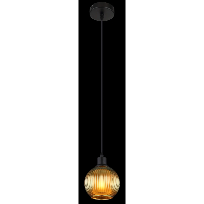 Globo - Пендел 1xE27/25W/230V Ø 15 см зелен