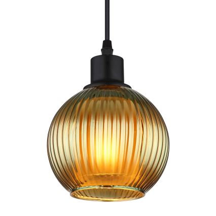 Globo - Пендел 1xE27/25W/230V Ø 15 см зелен