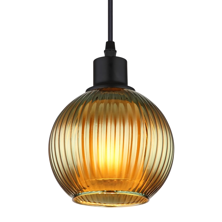 Globo - Пендел 1xE27/25W/230V Ø 15 см зелен