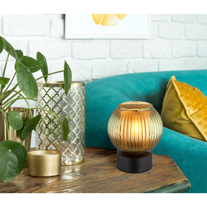 Globo - Настолна лампа 1xE27/25W/230V Ø 15 см зелен