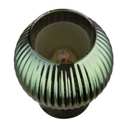 Globo - Настолна лампа 1xE27/25W/230V Ø 15 см зелен