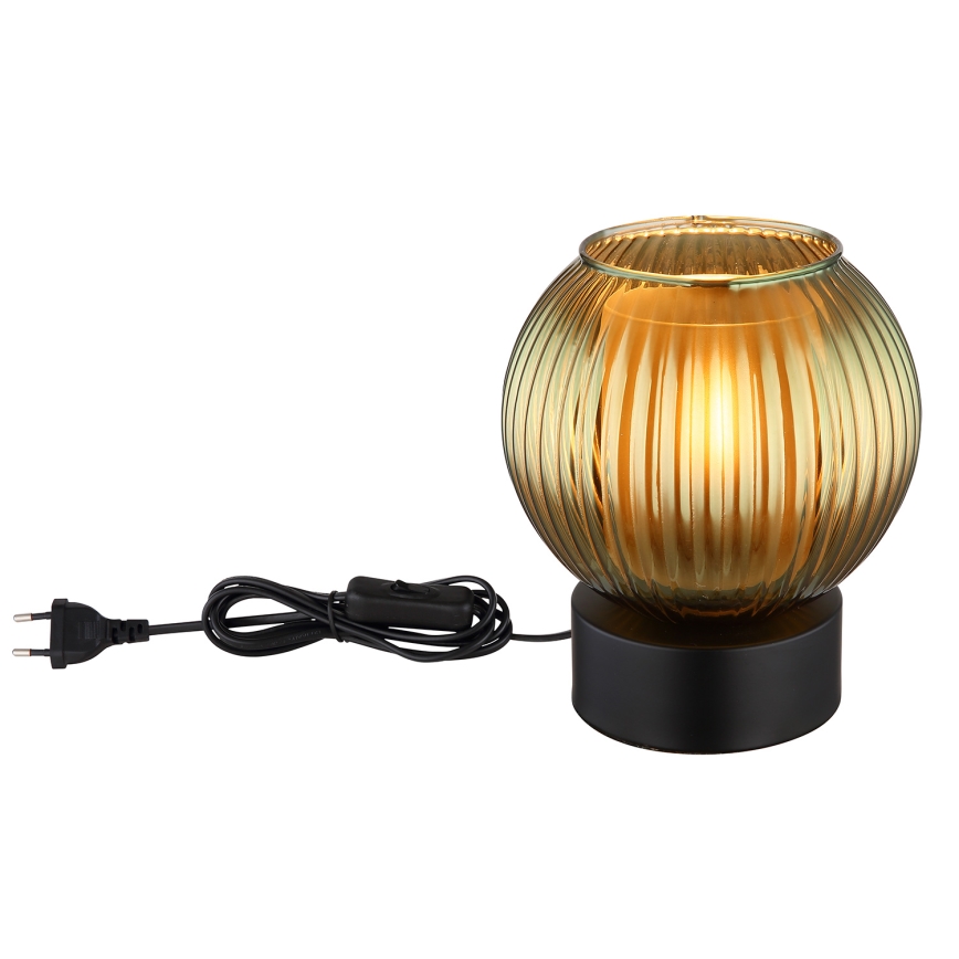 Globo - Настолна лампа 1xE27/25W/230V Ø 15 см зелен