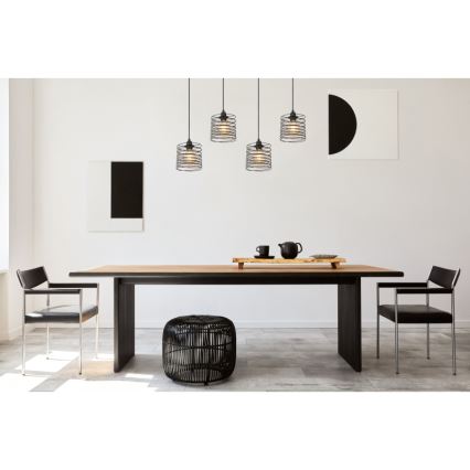 Globo 15640-4H - Полилей на кабел TILLY 4xE27/60W/230V черен