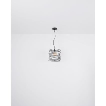Globo 15640H - Полилей на кабел TILLY 1xE27/60W/230V черен
