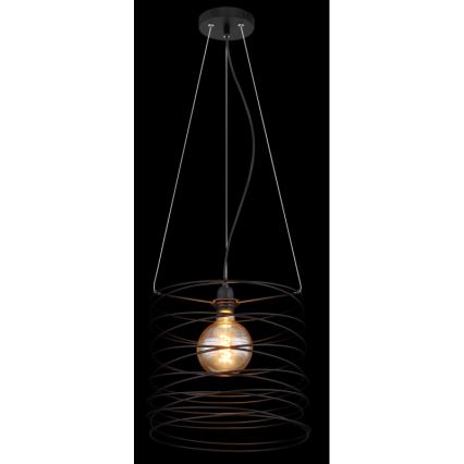 Globo 15640H - Полилей на кабел TILLY 1xE27/60W/230V черен