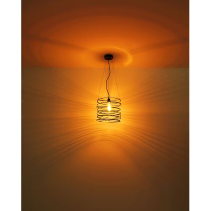 Globo 15640H - Полилей на кабел TILLY 1xE27/60W/230V черен