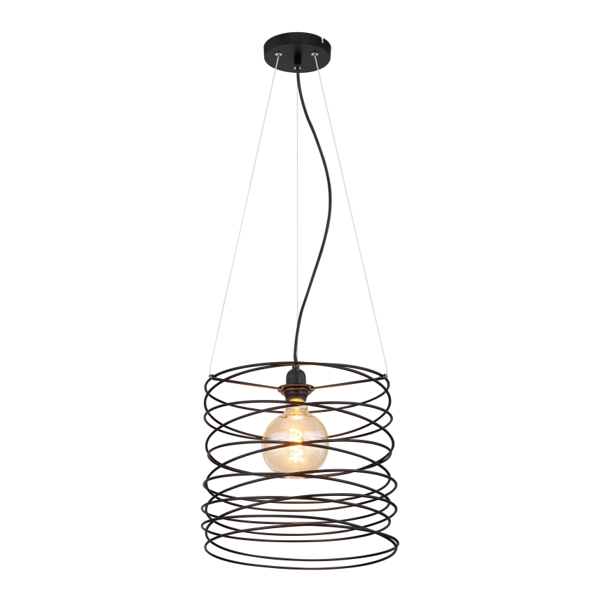 Globo 15640H - Полилей на кабел TILLY 1xE27/60W/230V черен