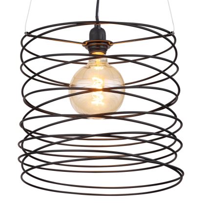 Globo 15640H - Полилей на кабел TILLY 1xE27/60W/230V черен