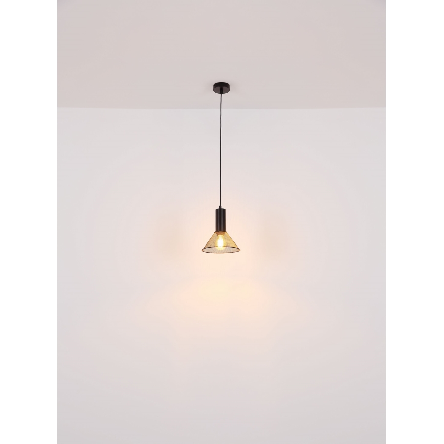 Globo - Пендел 1xE27/60W/230V черен