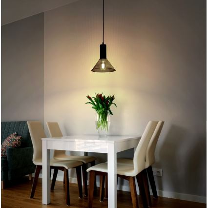 Globo - Пендел 1xE27/60W/230V черен