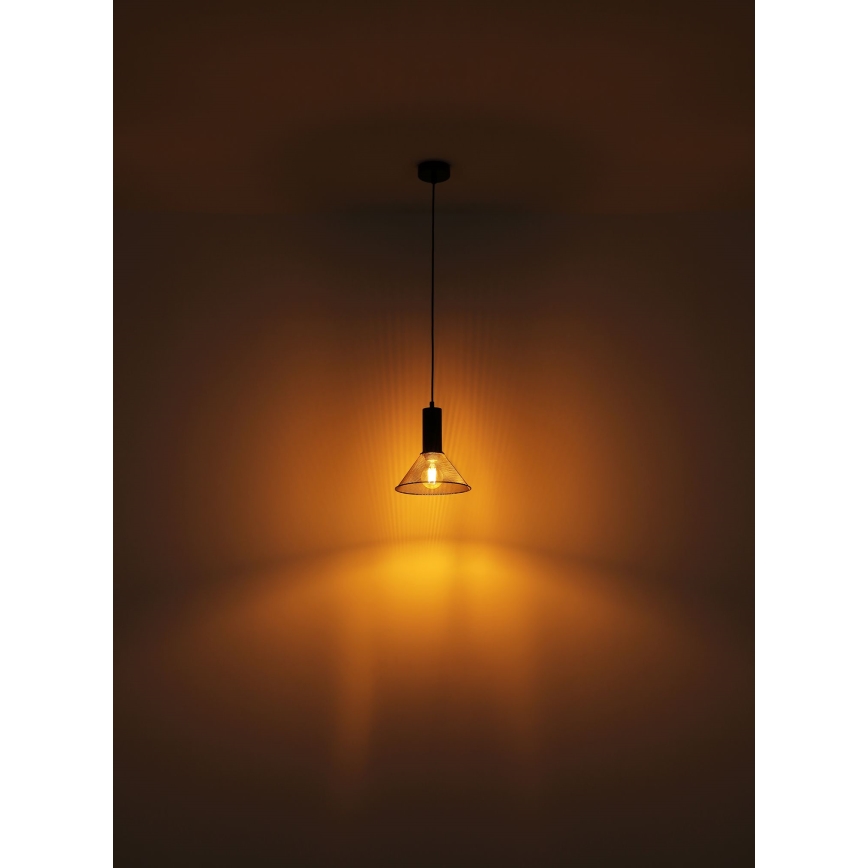 Globo - Пендел 1xE27/60W/230V черен