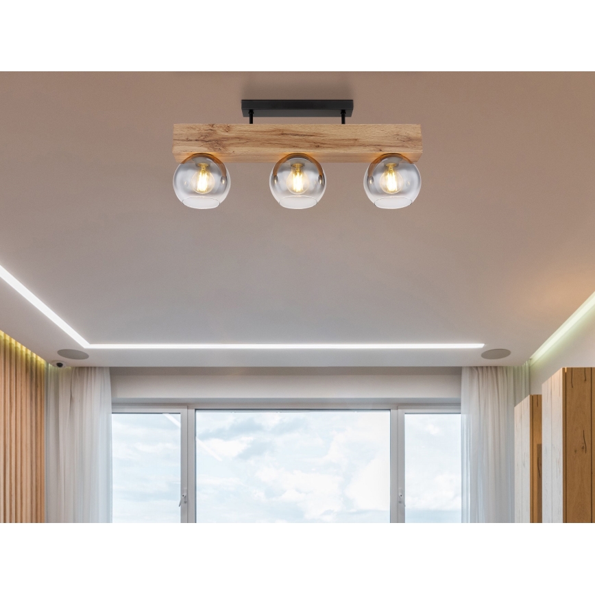 Globo - Полилей за повърхностен монтаж 3xE27/40W/230V