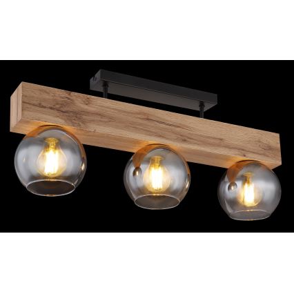Globo - Полилей за повърхностен монтаж 3xE27/40W/230V