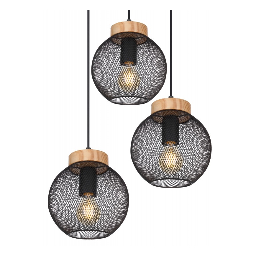 Globo - Висящ полилей 3xE27/60W/230V