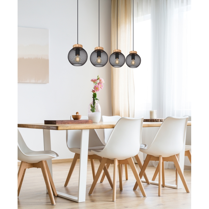 Globo - Полилей на кабел 4xE27/40W/230V