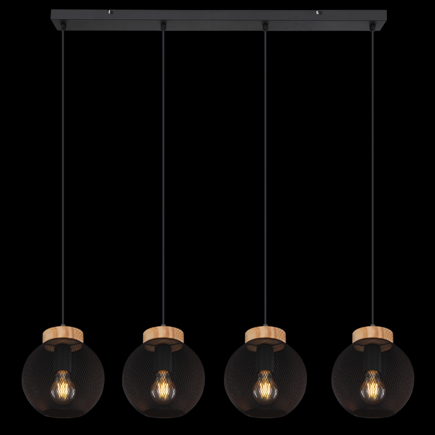 Globo - Полилей на кабел 4xE27/40W/230V