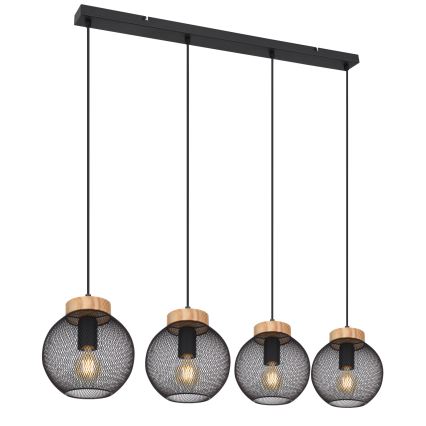 Globo - Полилей на кабел 4xE27/40W/230V