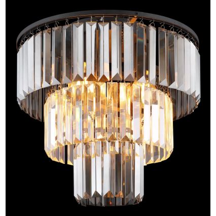 Globo - Полилей за повърхностен монтаж 3xE27/40W/230V Ø 40 см черен