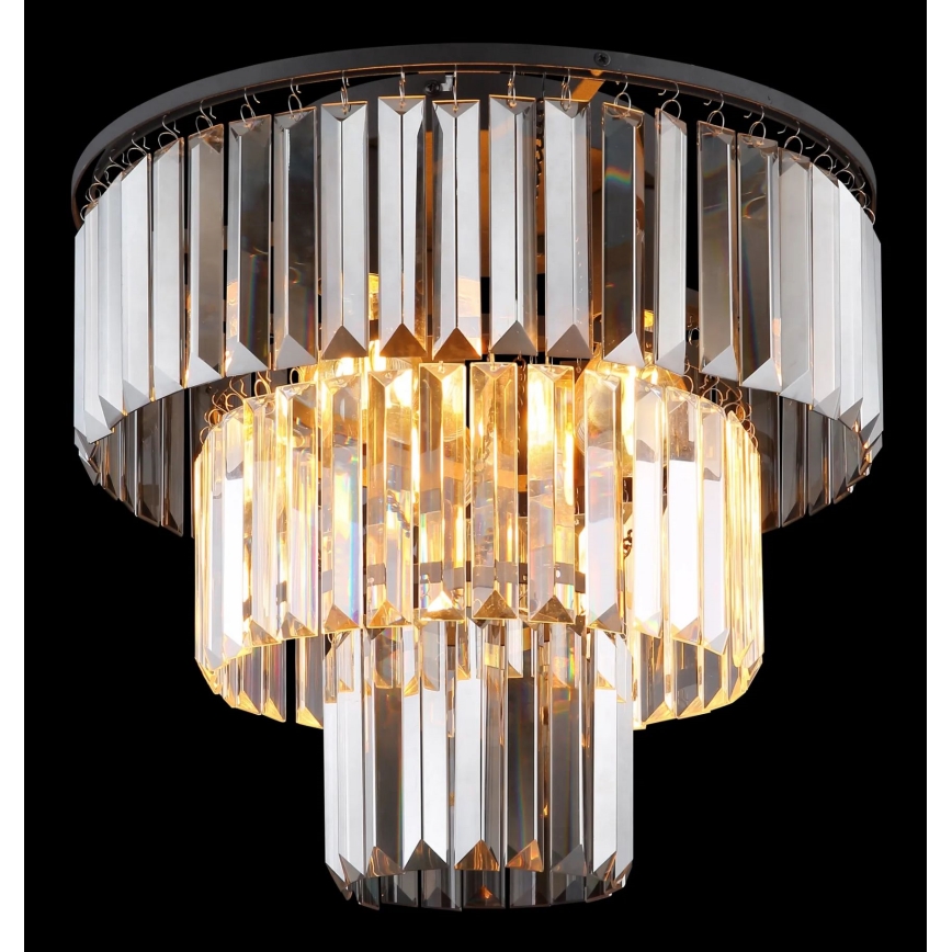 Globo - Полилей за повърхностен монтаж 3xE27/40W/230V Ø 40 см черен