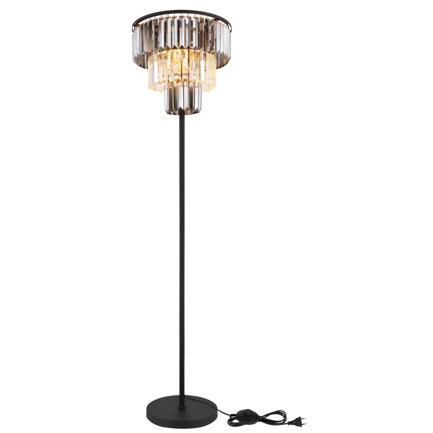 Globo - Лампион 3xE27/40W/230V Ø 40 см черен