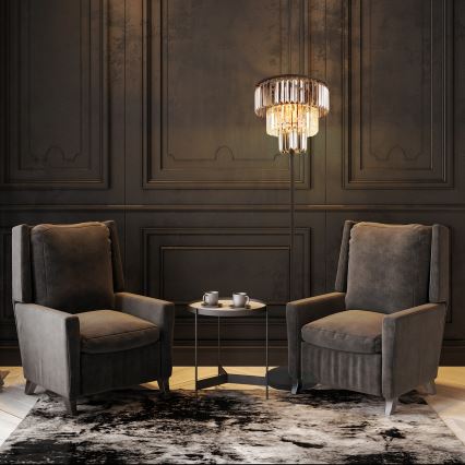 Globo - Лампион 3xE27/40W/230V Ø 40 см черен