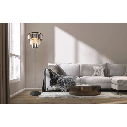 Globo - Лампион 3xE27/40W/230V Ø 40 см черен