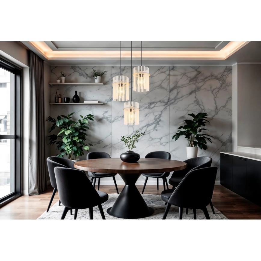 Globo - Полилей на кабел 3xE27/60W/230V