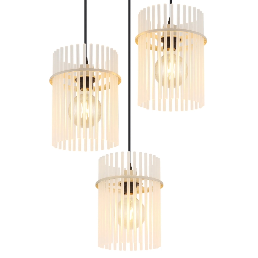Globo - Полилей на кабел 3xE27/60W/230V