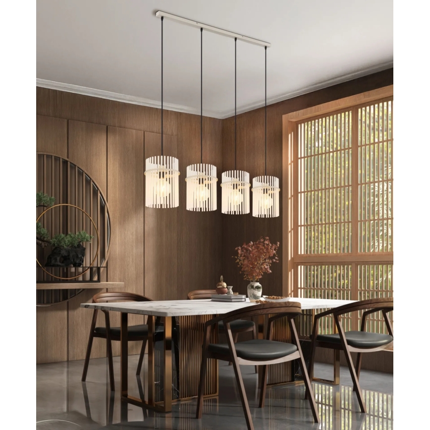 Globo - Полилей на кабел 4xE27/60W/230V