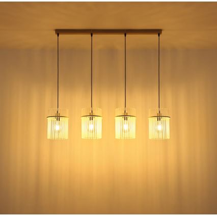 Globo - Полилей на кабел 4xE27/60W/230V