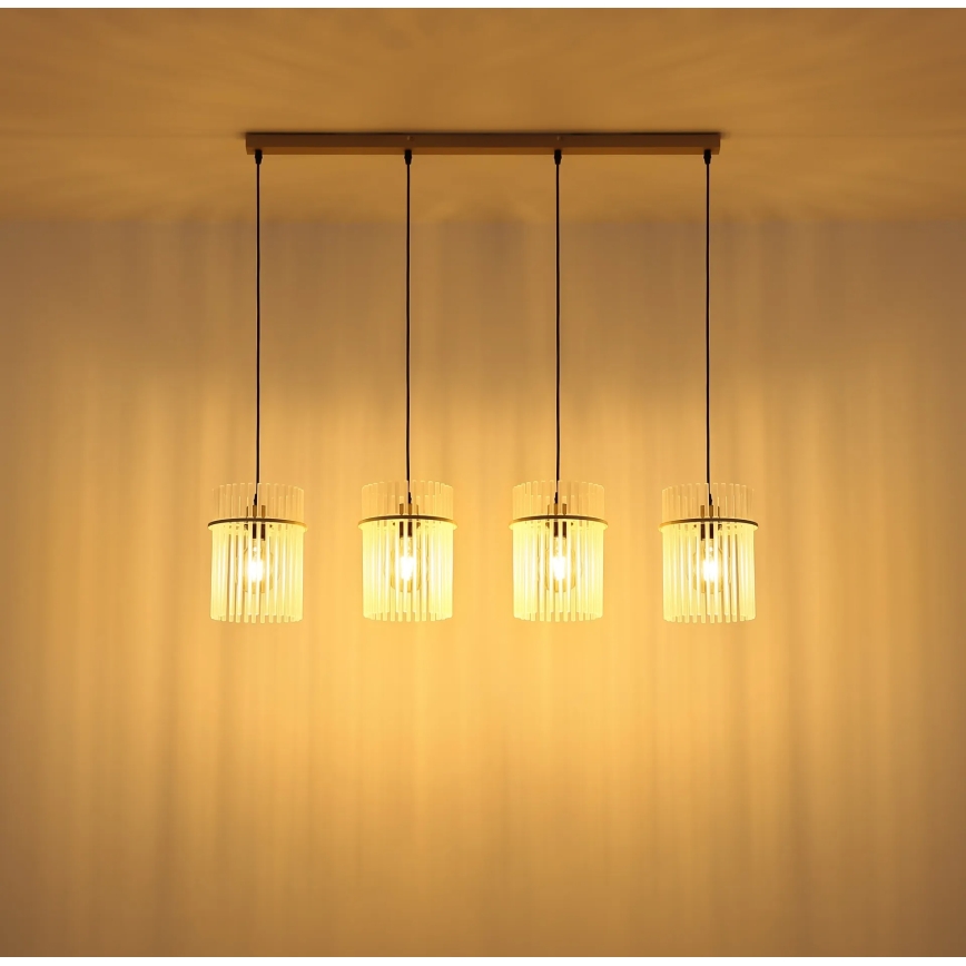 Globo - Полилей на кабел 4xE27/60W/230V