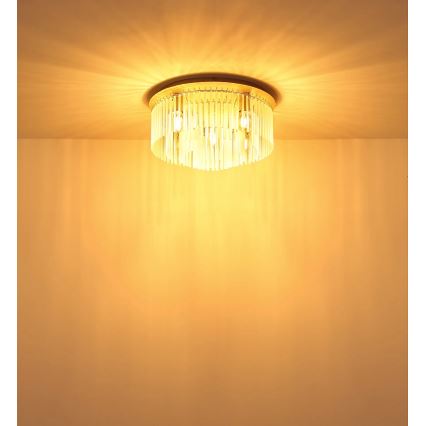 Globo - Таванно осветително тяло 5×E27/60W/230V, диаметър 50 см