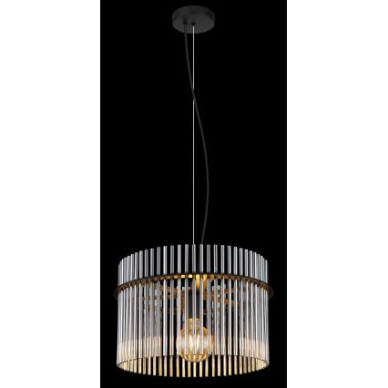 Globo - Пендел 1xE27/60W/230V Ø 40 см черен